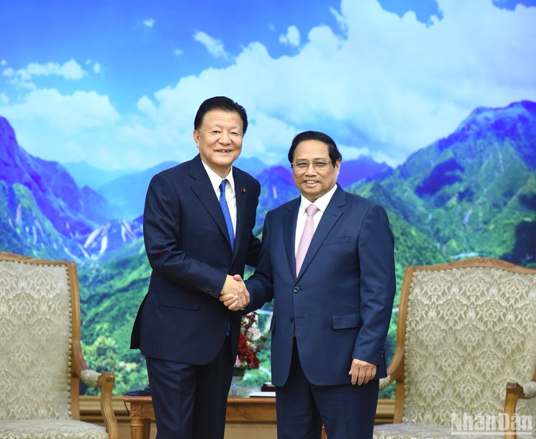 Quang cảnh buổi tiếp.