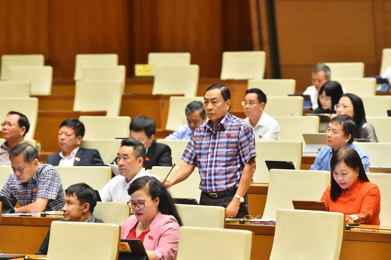 Nêu quan điểm tại phiên chất vấn, đại biểu Phạm Văn Hòa (đoàn tỉnh Đồng Tháp) băn khoăn về việc Ngân hàng Nhà nước bán vàng miếng nhưng không mua lại từ thị trường.