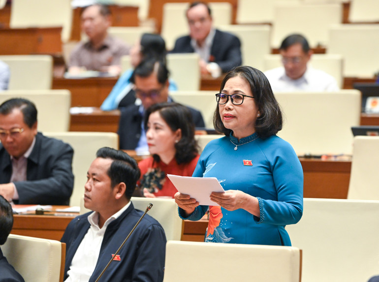 Đại biểu Nguyễn Thị Yến. (Ảnh: DUY LINH) Đại biểu Nguyễn Thị Yến. (Ảnh: DUY LINH)