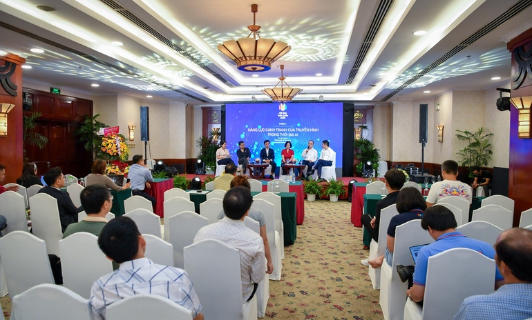 Quang cảnh buổi thảo luận. (Ảnh: Thế Anh)