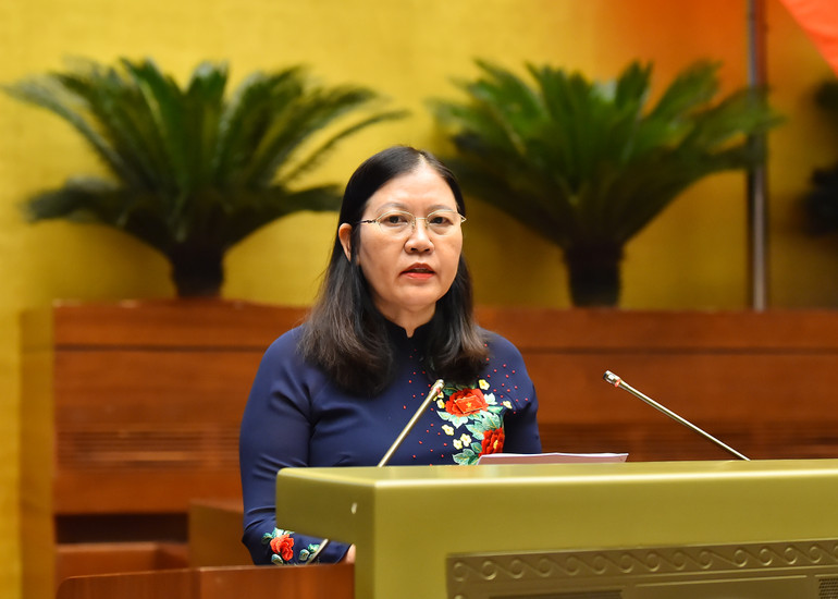 Chủ nhiệm Ủy ban Tư pháp Lê Thị Nga. (Ảnh: THỦY NGUYÊN) Chủ nhiệm Ủy ban Tư pháp Lê Thị Nga. (Ảnh: THỦY NGUYÊN)