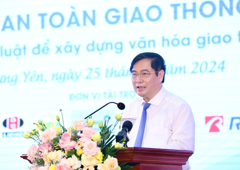 Đồng chí Phan Xuân Thủy, Phó Trưởng Ban Tuyên giáo Trung ương phát biểu chỉ đạo tại Lễ phát động Cuộc thi.
