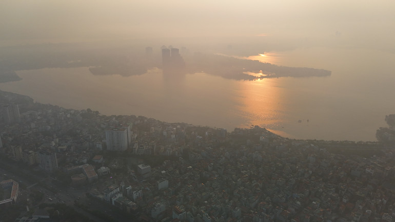 Ảnh chụp sáng 9/10 tại Hà Nội.