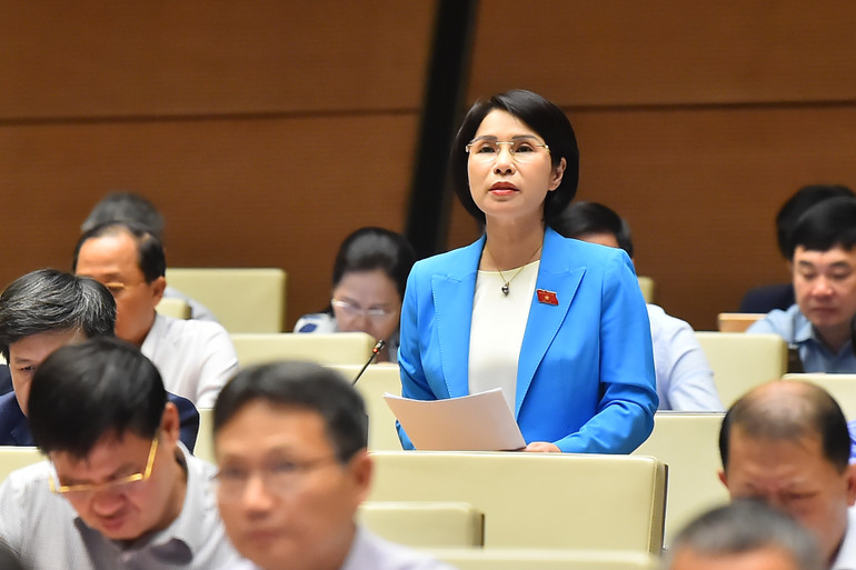 Đại biểu Trần Thị Nhị Hà. (Ảnh: THỦY NGUYÊN)