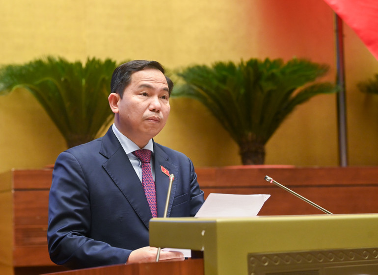 Chủ nhiệm Ủy ban Tài chính, Ngân sách Lê Quang Mạnh.