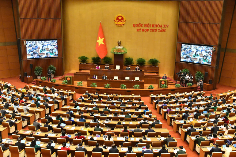 Quang cảnh phiên họp.