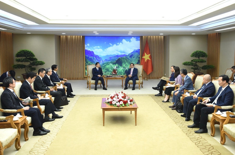 Quang cảnh buổi tiếp.