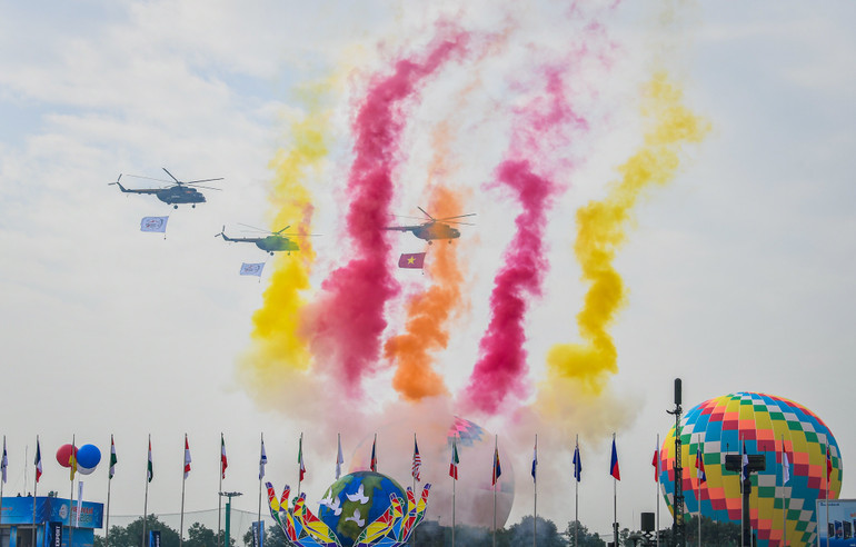 Lễ Tổng duyệt Triển lãm Quốc phòng quốc tế Việt Nam năm 2024.