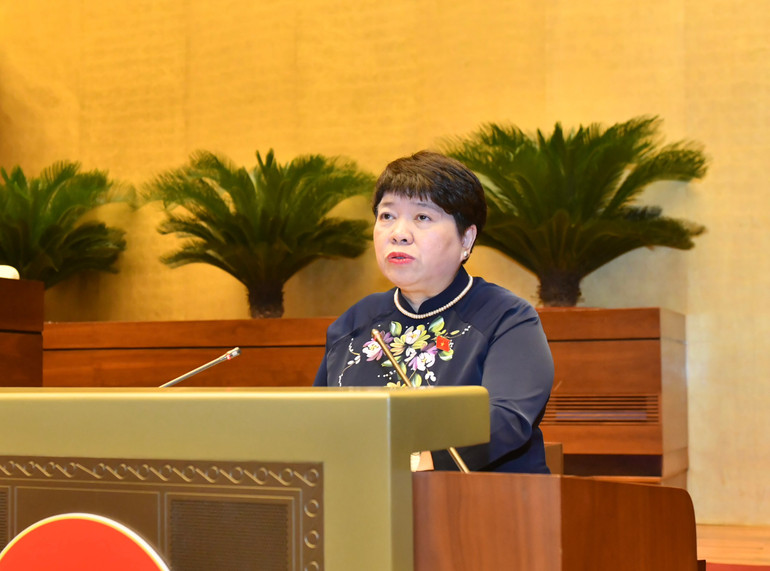 Trình bày Báo cáo thẩm tra, Chủ nhiệm Ủy ban Xã hội của Quốc hội Nguyễn Thúy Anh cho biết, bên cạnh các kết quả đáng ghi nhận, việc thực hiện các mục tiêu quốc gia về bình đẳng giới năm 2023 vẫn còn bộc lộ một số hạn chế.