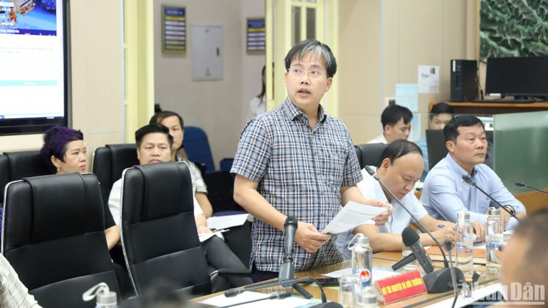Ông Mai Văn Khiêm, Giám đốc Trung tâm Dự báo Khí tượng thủy văn quốc gia.