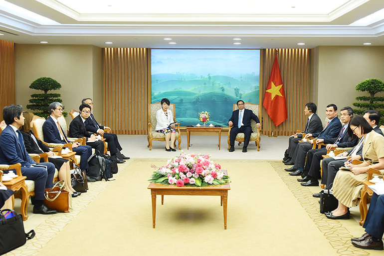 Quang cảnh buổi tiếp.