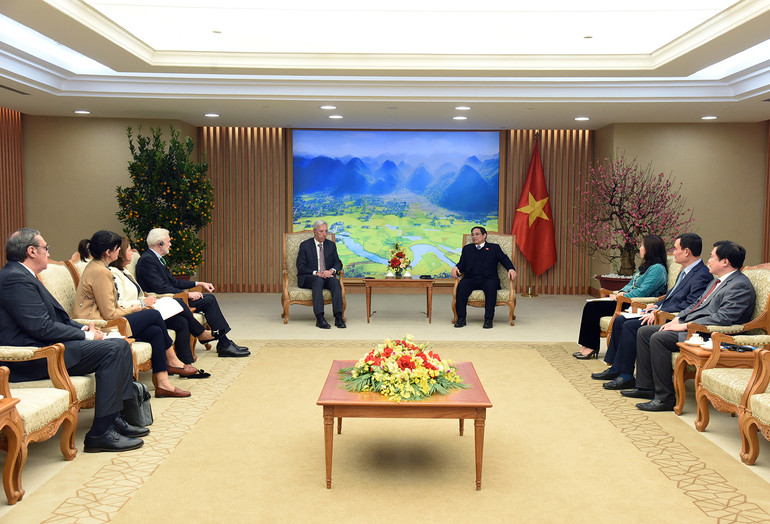 Quang cảnh buổi tiếp.