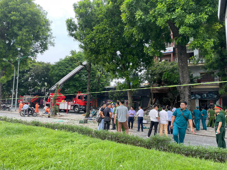 Hiện trường xảy ra vụ việc.