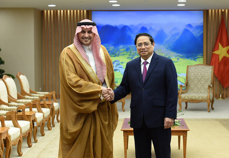 Thủ tướng Phạm Minh Chính khẳng định, Việt Nam luôn coi trọng quan hệ với Saudi Arabia. (Ảnh: Trần Hải)