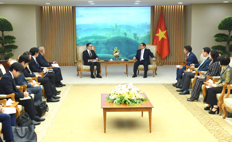 Quang cảnh buổi tiếp. (Ảnh: Trần Hải) Quang cảnh buổi tiếp. (Ảnh: Trần Hải)