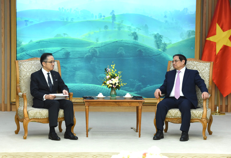 Quang cảnh buổi tiếp. (Ảnh: Trần Hải) Quang cảnh buổi tiếp. (Ảnh: Trần Hải)