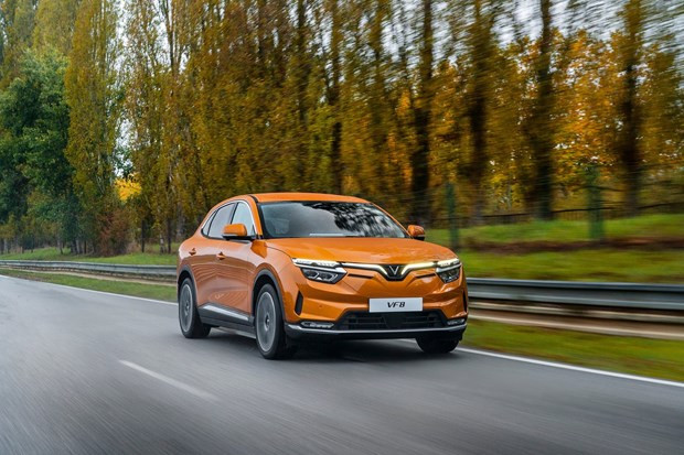 VinFast VF8 - mẫu xe điện chủ lực của hãng xe Made in Vietnam trong năm vừa rồi. (Ảnh nguồn: VinFast) VinFast VF8 - mẫu xe điện chủ lực của hãng xe Made in Vietnam trong năm vừa rồi. (Ảnh nguồn: VinFast)