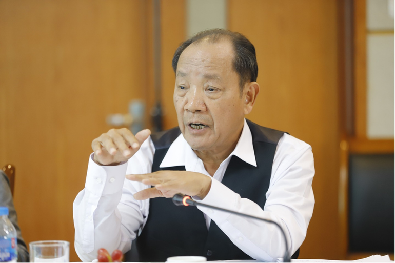 Ông Hồ Xuân Hùng, Chủ tịch Tổng hội Nông nghiệp và PTNT - thành viên giám khảo.