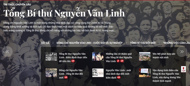 Tri thức chuyên sâu là một sản phẩm đặc biệt của Nhân Dân điện tử.