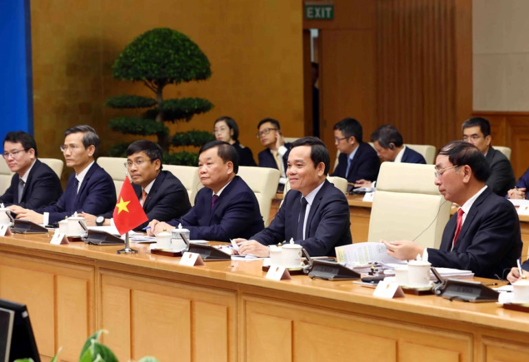 Phó Thủ tướng Trần Lưu Quang tại hội nghị. (Ảnh: TTXVN) Phó Thủ tướng Trần Lưu Quang tại hội nghị. (Ảnh: TTXVN)