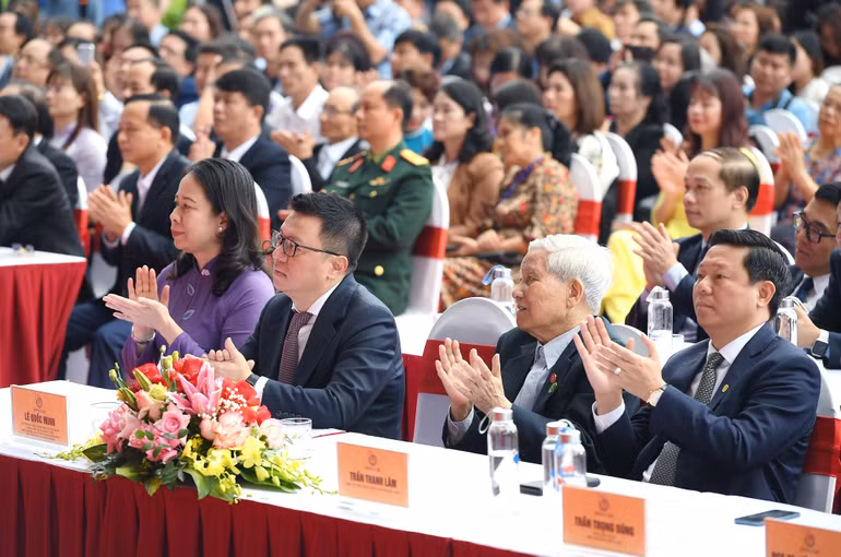 Các đại biểu tham dự Hội Báo toàn quốc 2023.