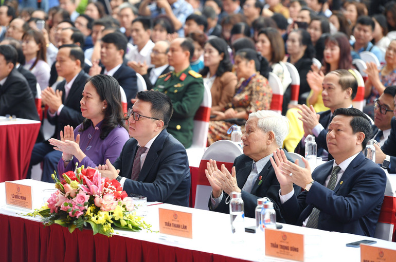 Các đại biểu tham dự Hội Báo toàn quốc 2023.