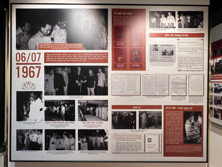 Một góc trưng bày tại Bảo tàng Đại tướng Nguyễn Chí Thanh tại Hà Nội. (ẢNH: TRUNG HIẾU) Một góc trưng bày tại Bảo tàng Đại tướng Nguyễn Chí Thanh tại Hà Nội. (ẢNH: TRUNG HIẾU)