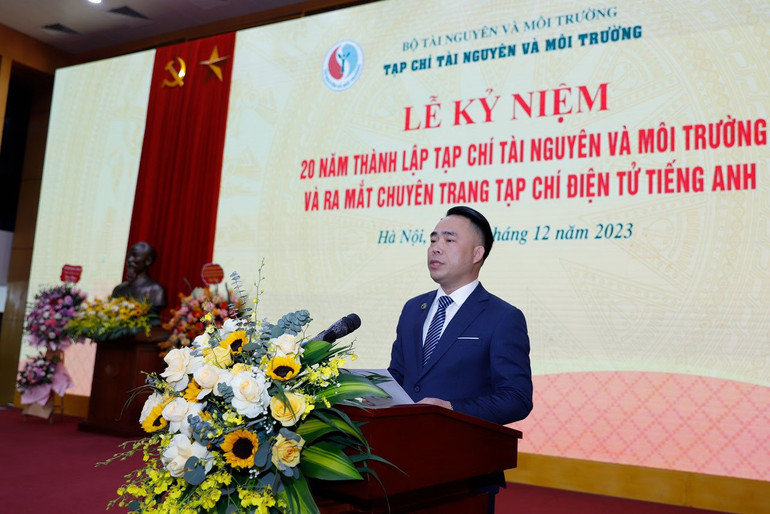 TS Đào Xuân Hưng, Tổng Biên tập Tạp chí Tài nguyên và Môi trường.