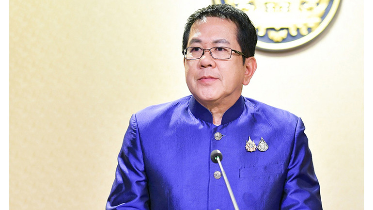 Người phát ngôn Chính phủ Thái Lan Jirayu Houngsub. (Ảnh: NBT)
