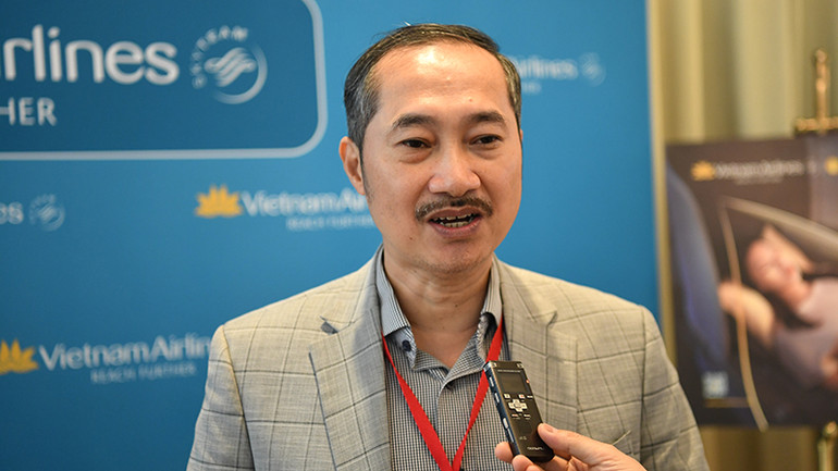 Ông Cao Trí Dũng, Chủ tịch Hiệp hội Du lịch thành phố Đà Nẵng đánh giá cao việc Vietnam Airlines khôi phục chuyến bay thẳng từ Bangkok tới Đà Nẵng.