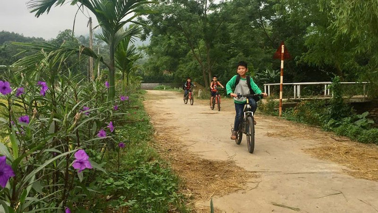 Bộ mặt nông thôn mới ở Hòa Bình ngày càng thay da đổi thịt.