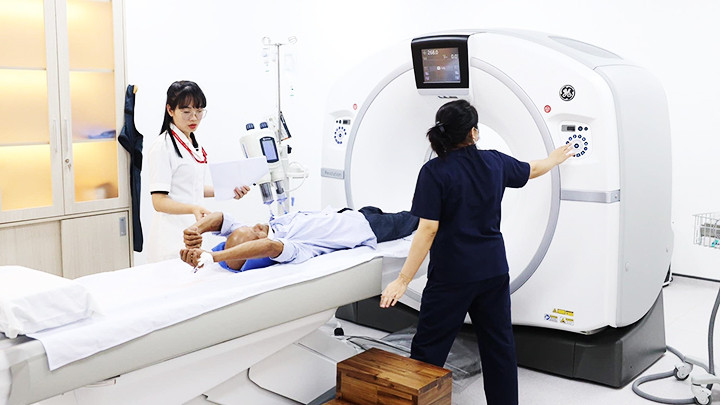 Các bệnh viện bảo đảm trang thiết bị phục vụ nhu cầu khám, chữa bệnh của nhân dân. Ảnh: AN NHƯ