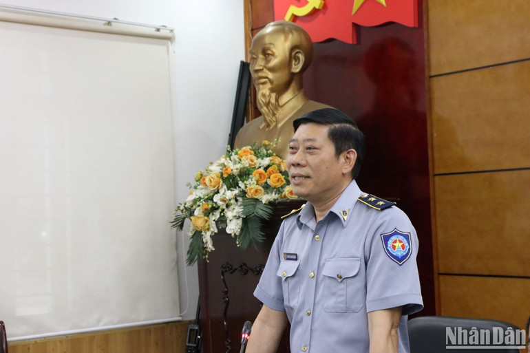 Ông Nguyễn Quang Hùng, Cục trưởng Cục Kiểm ngư chia sẻ tại cuộc họp báo.
