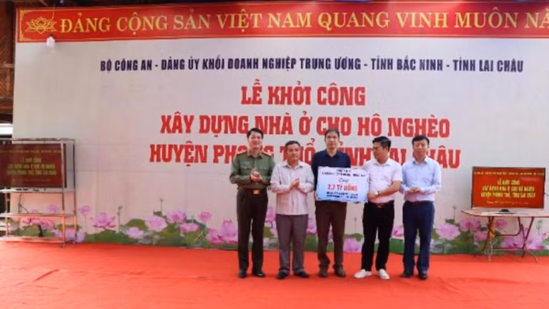 Hỗ trợ xây 600 căn nhà cho các hộ khó khăn tỉnh Lai Châu ảnh 1