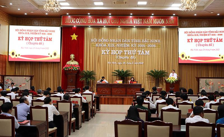 Quang cảnh kỳ họp.