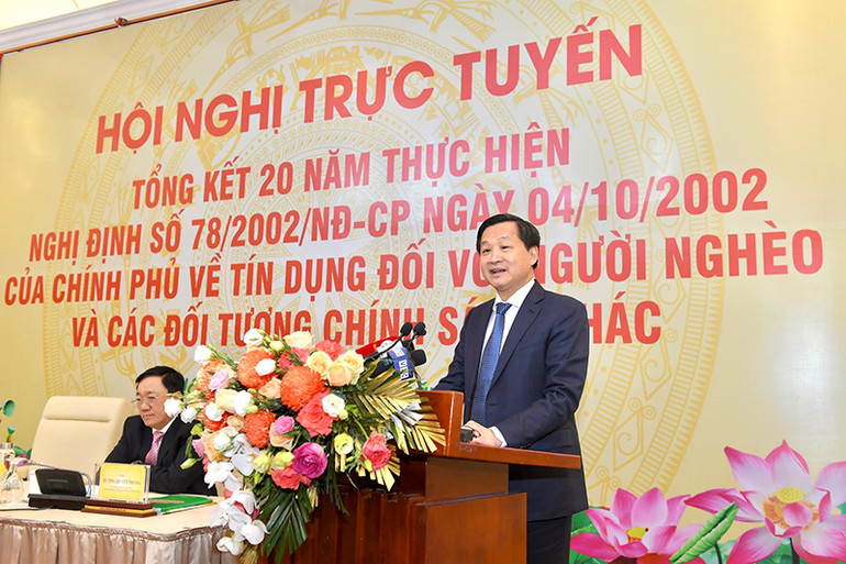 Phó Thủ tướng Lê Minh Khái phát biểu chỉ đạo tại Hội nghị.