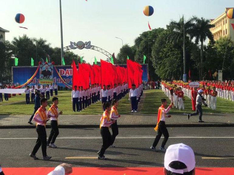 Hưng Yên khai mạc Đại hội Thể dục thể thao lần thứ IX ảnh 1