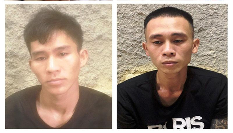 Các đối tượng cướp giật tài sản bị bắt giữ.