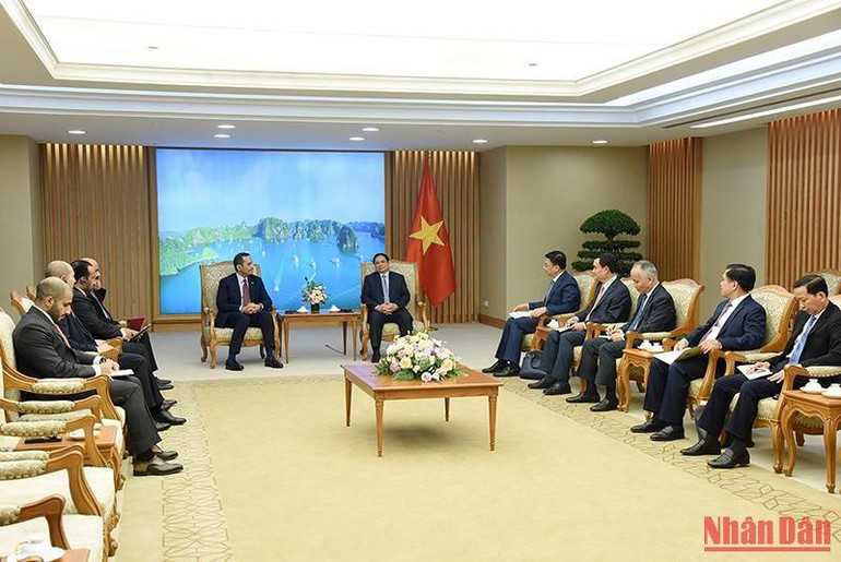 Quang cảnh buổi tiếp.