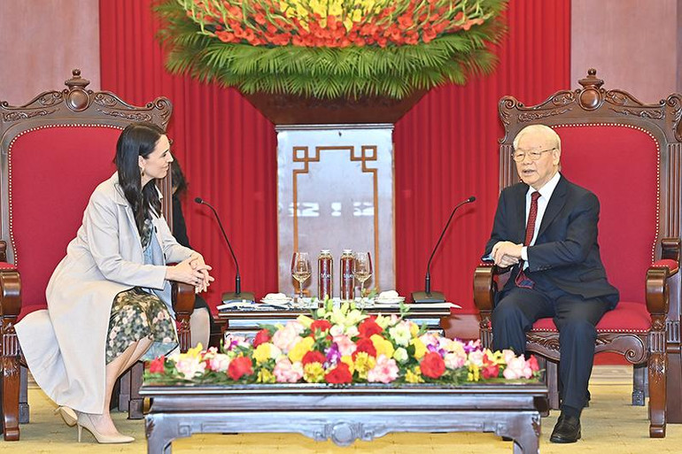 Chuyến thăm Việt Nam của Thủ tướng Jacinda Ardern góp phần tăng cường quan hệ hợp tác tốt đẹp giữa hai nước Việt Nam và New Zealand.