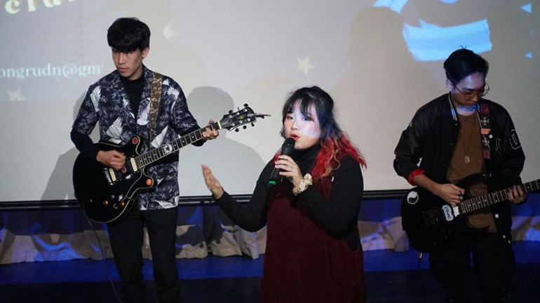 Một trong những tiết mục biểu diễn được các sinh viên yêu thích nhất.