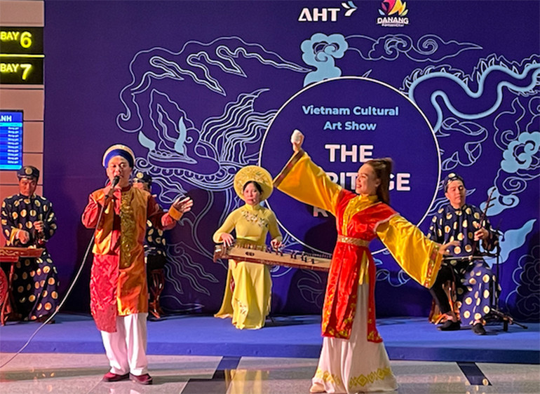 Trải nghiệm văn hóa di sản tại Nhà ga quốc tế Đà Nẵng.