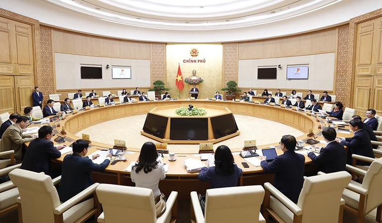 Toàn cảnh phiên họp Chính phủ thường kỳ tháng 11. Toàn cảnh phiên họp Chính phủ thường kỳ tháng 11.
