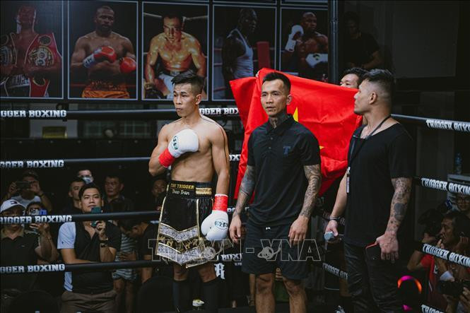Võ sĩ boxing Việt Nam Trần Văn Thảo.