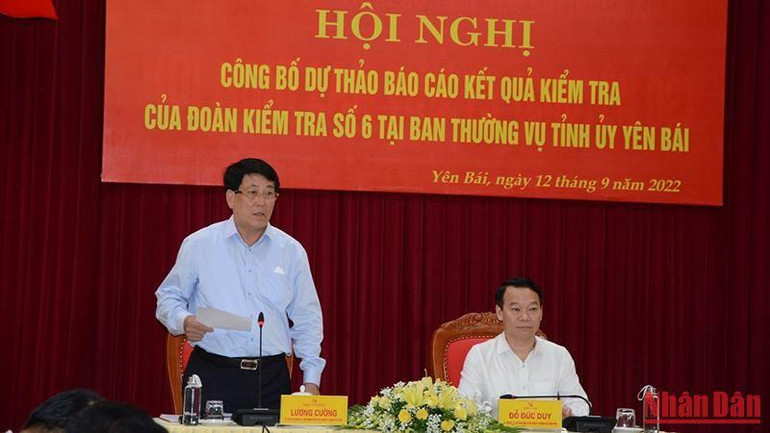 Đại tướng Lương Cường phát biểu kết luận hội nghị. Đại tướng Lương Cường phát biểu kết luận hội nghị.