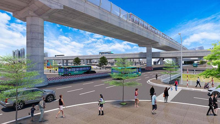 Phối cảnh dự án.