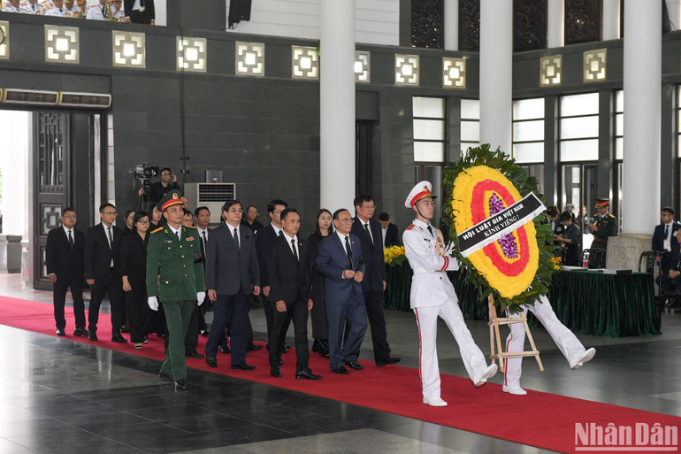 Đoàn Hội Luật gia Việt Nam viếng Tổng Bí thư Nguyễn Phú Trọng.