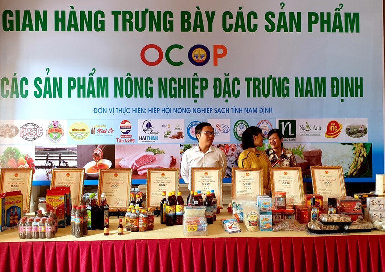 Nhiều sản phẩm từ các chuỗi liên kết sản xuất nông nghiệp của Nam Định được nâng cao chất lượng, giá trị, trở thành các sản phẩm OCOP đặc trưng của tỉnh.