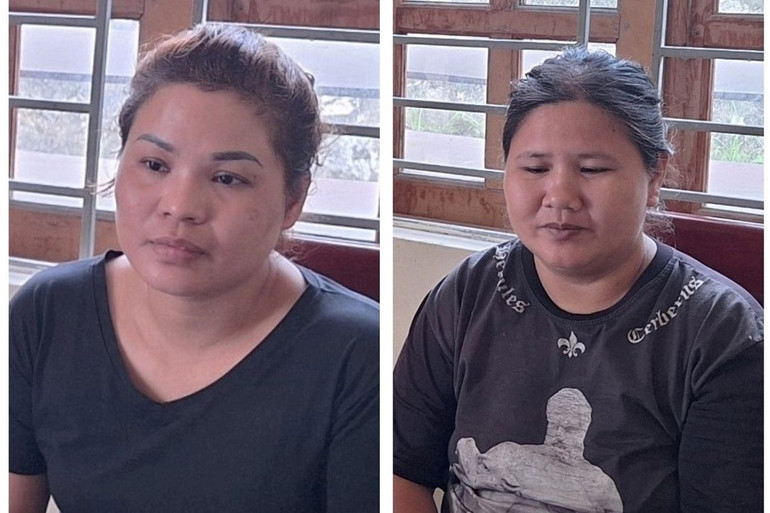 Đối tượng Lữ Thị Tuyên (sinh năm 1984) và Moong Thị Xuyên (sinh năm 1990), cùng trú tại huyện Tương Dương bị Công an huyện Kỳ Sơn khởi tố về tội Mua bán người.