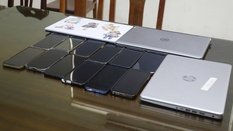 Công an Nghệ An triệt xóa ổ nhóm rửa tiền và đánh bạc xuyên quốc gia ảnh 3